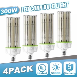 (6 Pack) LED Corn Bulb Lighting 5000K 300W E39 100-277V For Warehouse Garage GYM - Picture 1 of 13