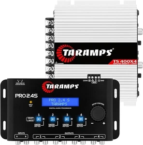Taramps TS 400x4 2 Ohm + Taramps Pro 2.4s DSP Processador confezione da 2 oggetti! - Foto 1 di 8