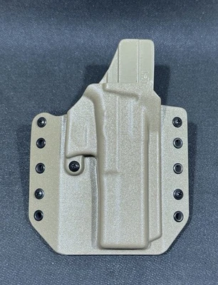 FUNDA KYDEX GLOCK OCULTACIÓN DE ALTA AMENAZA (HTC) BRONCEADA BÚHO Foto 1 de 3