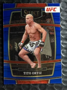 2022 Panini Select UFC - Concourse Tito Ortiz #22 Blue Light Heavyweight - Picture 1 of 2