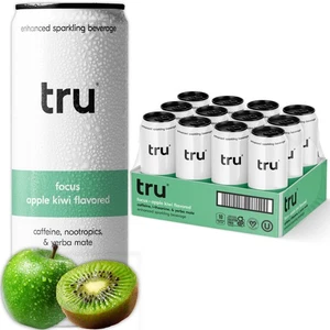 Focus Seltzer, Sprudelwasser mit Grüntee-Extrakt, Yerba Mate, L Theanin... - Bild 1 von 6