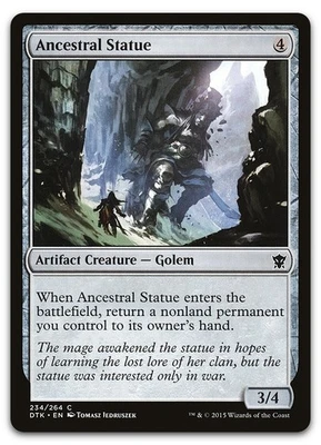 Ancestral Statue #234 (NM) Dragons of Tarkir DTK Magic MTG - Image 1 of 2