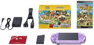 USED Sony PSP‑3000 “Hajimeyou Airuu Mura Pack” PSPJ‑30016 Lilac Purple - Picture 1 of 3