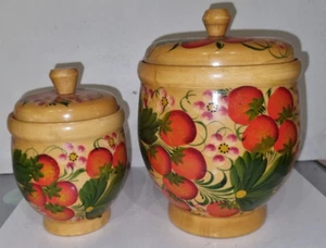 handmade wooden barrels, artistic painting - Picture 1 of 10