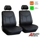 Quality Front Black Car Seat Covers Leatherette Protectors For Audi A3 A4 A6