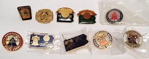 Vintage Pennsylvania ATA State Shoot - 10 Hat / Lapel Pins - Picture 1 of 6