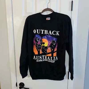 Vintage Outback Australia Sweatshirt M Raglan Hanes selten - Bild 1 von 4