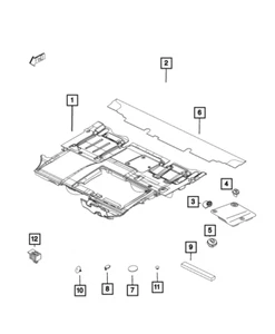 Genuine Mopar Body Plug 68134670AA - Picture 1 of 1