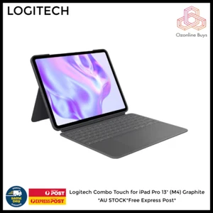 Logitech Combo Touch for iPad Pro 13" (M4) Graphite *AU STOCK*Free Express Post* - Picture 1 of 1