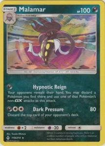 2x (SM10-119) Malamar (Rare Holo) Pokemon Unbroken Bonds Card # 119 - Picture 1 of 1