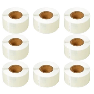 8ROLLS Frosted of 130 Address Label 28mmx89mm for Dymo 30254 LabelWriter 400 Duo - Picture 1 of 24