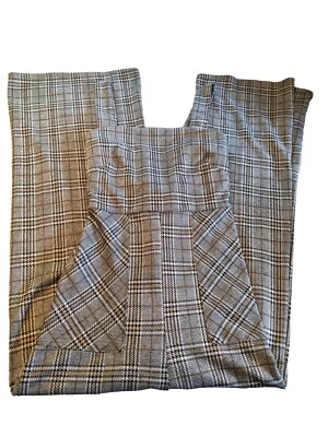 Mono Mameluco LE LIS Diseñador Talla Pequeña Suave A Cuadros Con Bolsillos Pantalones de Una Pieza Foto 1 de 4