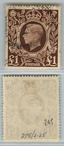 GRAN BRETAGNA - 1948 - 1s EFFIGE DI GIORGIO VI (245) - U - Picture 1 of 1