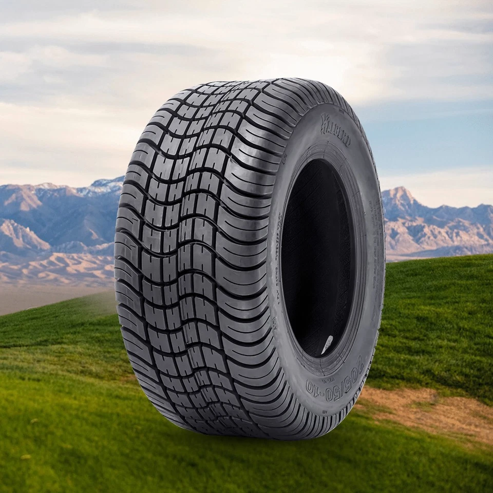 205/50-10 Golf Cart Tire 4Ply Heavy Duty 205/50/10 Tubeless Replacement Tyre - Image 1 of 4