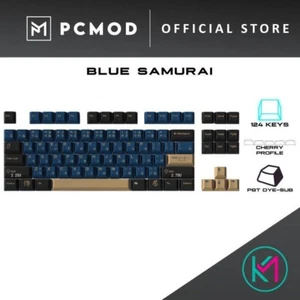 GMK Blue Samurai Base Set – Cherry Profile Keycaps – Made in Germany – New - Picture 1 of 2