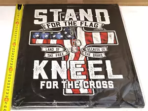 STAND FOR THE FLAG METAL SIGN 42X31CM 16X 12inch - Picture 1 of 4