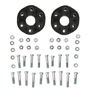 Pair Driveshaft Coupler Flex Joint For 98-11 Mercedes-Benz W203 W210 W220 R171 - Picture 1 of 4