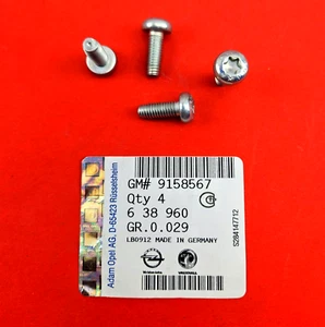 4x Original Opel Screws Water Pipe Motorlasche Astra, Vectra Corsa - 9158567 - Picture 1 of 3
