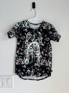 Rags Girl’s Size 7/8Y Cool Artsy T-shirt Cotton Modal Blend - Picture 1 of 5