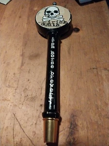 IRISH DEATH BEER KEG TAP HANDLE IRON HORSE BREWERY QUILTER'S  - Picture 1 of 4