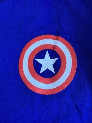 Marvel CAPTAIN AMERICA Spirit Jersey NYCC 2019 NEW YORK COMIC CON MEN'S SMALL S Foto 1 de 4