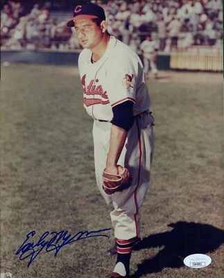 Early Wynn Cleveland Indians Signed 8x10 Glossy Photo JSA Authenticated - Image 1 of 2