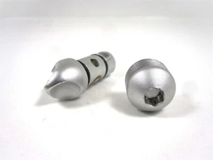DYE DM5 ACCENT KIT DUST SILVER BACK CAP ON OFF KNOB PLUG STOCK DM4 #1 - Foto 1 di 3