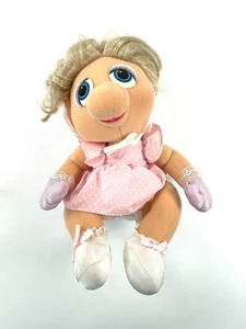 Vintage 80s Miss Piggy Muppet Babies Hasbro Softies Plush Figure Doll Toy Rare - Picture 1 of 8