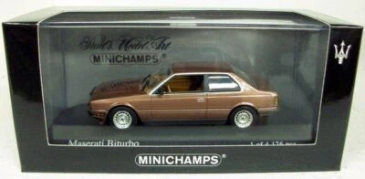 MINICHAMPS 1/43 - 400 123500 MASERATI BITURBO 1982 COPPER METALLIC - Image 1 of 4