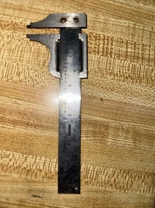 Pinza scorrevole tascabile generale 5" vintage n. 729 con equivalenti decimali - Foto 1 di 4
