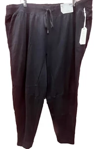 NWT Size 3 XL  Tall Black Stylus Brand Joggers Pockets Drawstring Waist - Picture 1 of 8