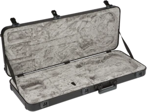 Genuine Fender DELUXE MOLDED Strat/Tele Black Electric Guitar Case - Picture 1 of 6