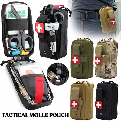 Tactical Molle First Aid Kit Outdoor Survival Medical Pouch Utility Bag Camping - image 1 of 4