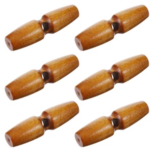 20 Pcs Olive Buttons Craft for Sweaters Cardigan Toggle Baby Man - Picture 1 of 12