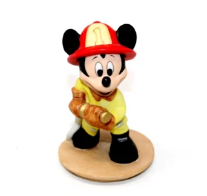 Disney Mickey Mouse Fire Fighter Vintage Disney MICKEY Figurine - Picture 1 of 10