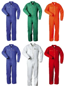 Craftland Rallyekombi Overall Arbeitsoverall Anzug blau grün weiß rot orange - Bild 1 von 11