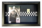 Police Medal Case With Photograph For 2 Medals. Black Frame