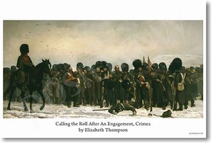Roll Call - Elizabeth Thompson 1874 - NUEVO Póster de Bellas Artes (fa170) - Imagen 1 de 1
