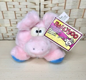 De colección Nuevo con Etiquetas Ballyzoo Peluche Cerdo Bola a Batería Con Sonido 9" - Imagen 1 de 10