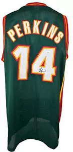 Sam Perkins autographed signed jersey NBA Seattle Supersonics JSA COA - Picture 1 of 4