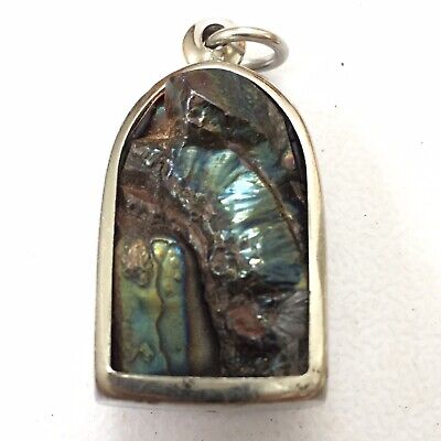 Leklai Pendant Umklum  Iridescent Hematite Natural Stone Amulet 39 Grams • 92.13$