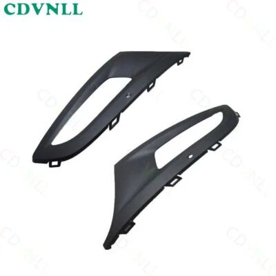 For Volkswagen Polo 2010-2013 Left Right Front Bumper Fog Light Grille Cover - Image 1 of 4