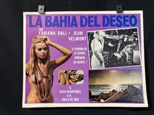1964~La Bahia Del Deseo~ FABIANA DALI~ SOPHIE HARDY~ Org. Mexican Lobby Card
