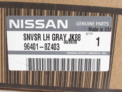 Genuine OEM Nissan 96401-8Z403 Driver Side Sunvisor Shade 2002-2004 Frontier - Image 1 of 3