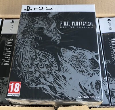 Final Fantasy XVI 16 Deluxe Edition  (Sony PlayStation 5) New PS5 UK IMPORT - Image 1 of 2