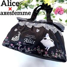 Alice In Wonderland Axesfemme Collaboration Large Capacity Tote Bag Japan
