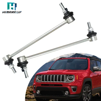 Front Sway Bar Link Pair Kit for 2016-2019 Fiat 500X Jeep Renegade Compass - Image 1 of 4