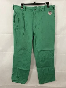 Black Stallion Men's FR Cotton Work Pants F9-32P Green Size 40x32 H3 - Picture 1 of 16
