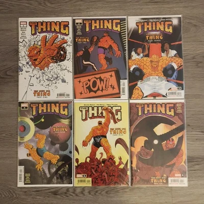 THE THING #1-6 COMPLETE COVER A  (MARVEL COMICS 2022) WALTER MOSLEY NM - Image 1 of 4
