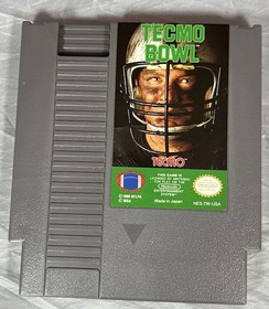 Tecmo Super Bowl Game (Nintendo NES, 1991) Cleaned Tested